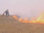 В Павлодарской области многие километры горит степь