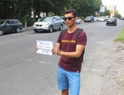 Протест в Шымкенте: Накажите мажора-убийцу!