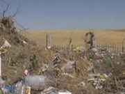 Христианское кладбище в Шымкенте зарастает мусором