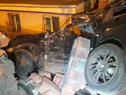 В Алматы водитель Subaru влетел в забор и скончался на месте