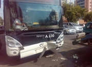 Массовое ДТП в Астане с автобусом: Пострадало около 10 автомобилей