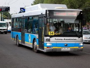 Водители автобусов Алматы устроили забастовку и требуют убрать контроль