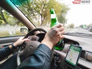 «Пьет с горла»: неравнодушные павлодарцы сообщили в полицию о пьяном водителе