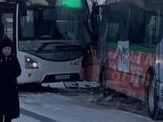 Два автобуса столкнулись в Нур-Султане: пострадали пассажиры