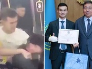 Нападение с ножом в Алматы: герою из видео подарили MacBook
