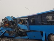 Жуткое ДТП с участием двух автобусов произошло в Караганде