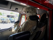 Пожарный вынес младенца из задымлённого подъезда в Павлодаре
