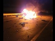 Человек сгорел в автомобиле на павлодарской трассе (Видео)