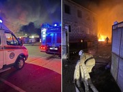 Саманный дом выгорел ночью в Павлодаре
