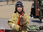 Игру с пожарными устроили детям в Павлодаре