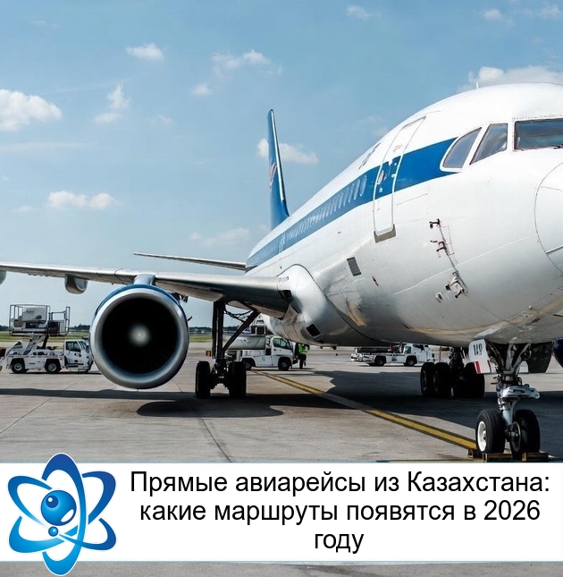 Прямые авиарейсы из Казахстана: какие маршруты появятся в 2026 году