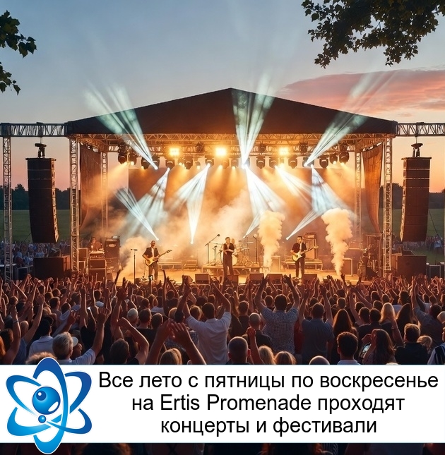 Все лето с пятницы по воскресенье на Ertis Promenade проходят концерты и фестивали