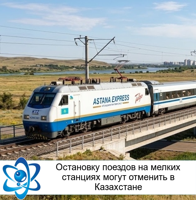 Остановку поездов на мелких станциях могут отменить в Казахстане