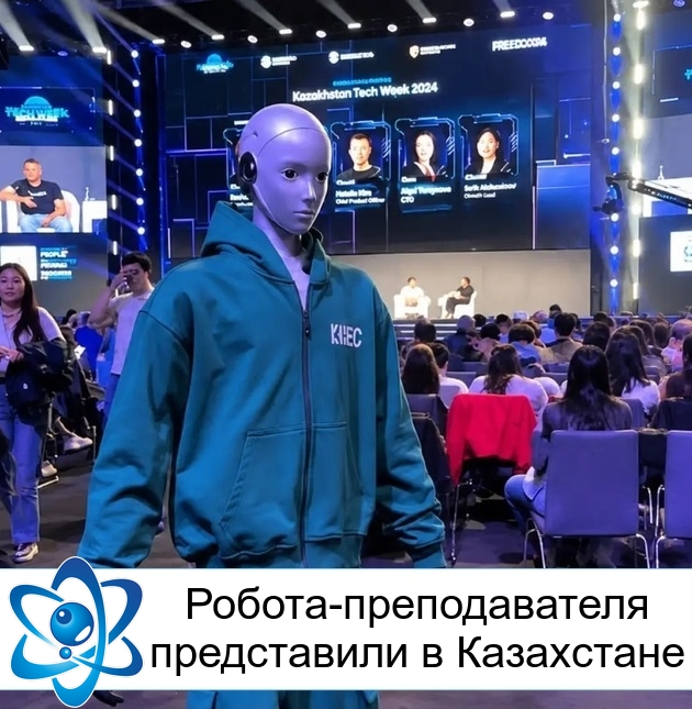 Робота-преподавателя представили в Казахстане