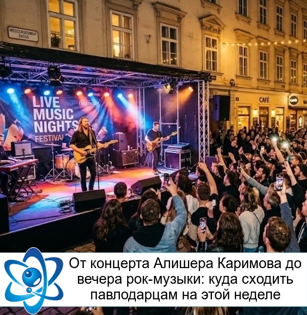От концерта Алишера Каримова до вечера рок-музыки: куда сходить павлодарцам на этой неделе