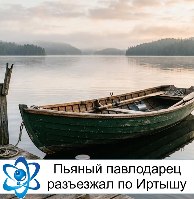 Пьяный павлодарец разъезжал по Иртышу