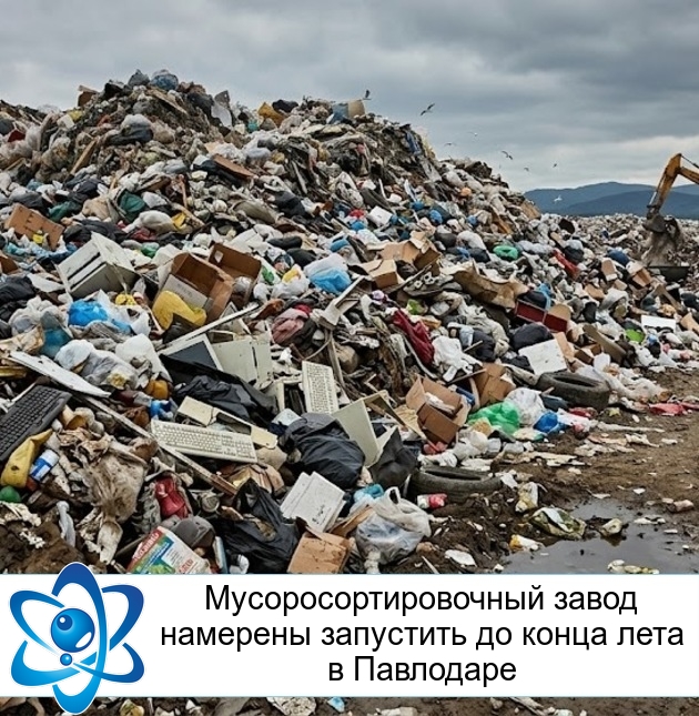 Мусоросортировочный завод намерены запустить до конца лета в Павлодаре