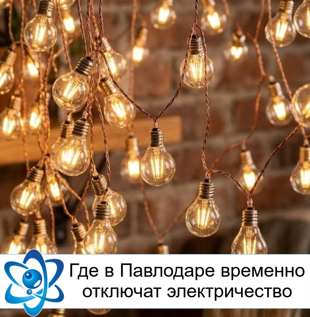 Где в Павлодаре временно отключат электричество