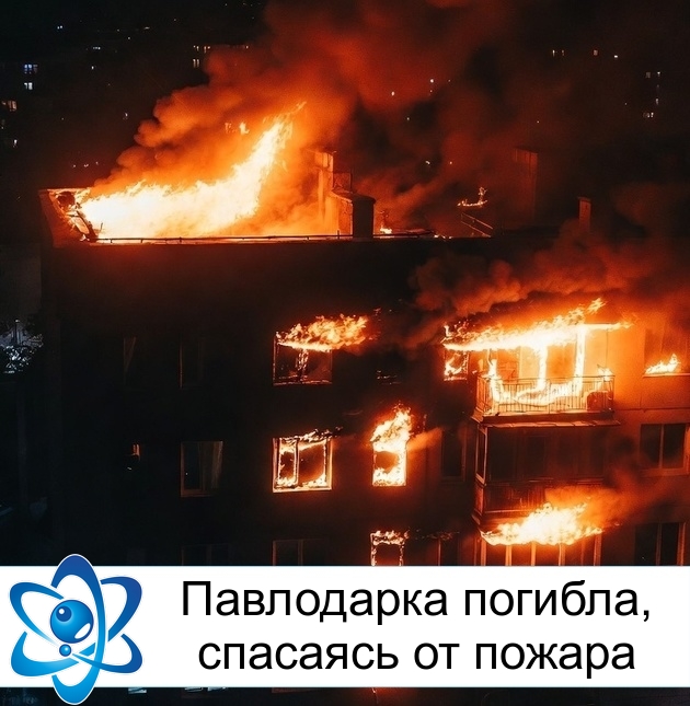 Павлодарка погибла, спасаясь от пожара