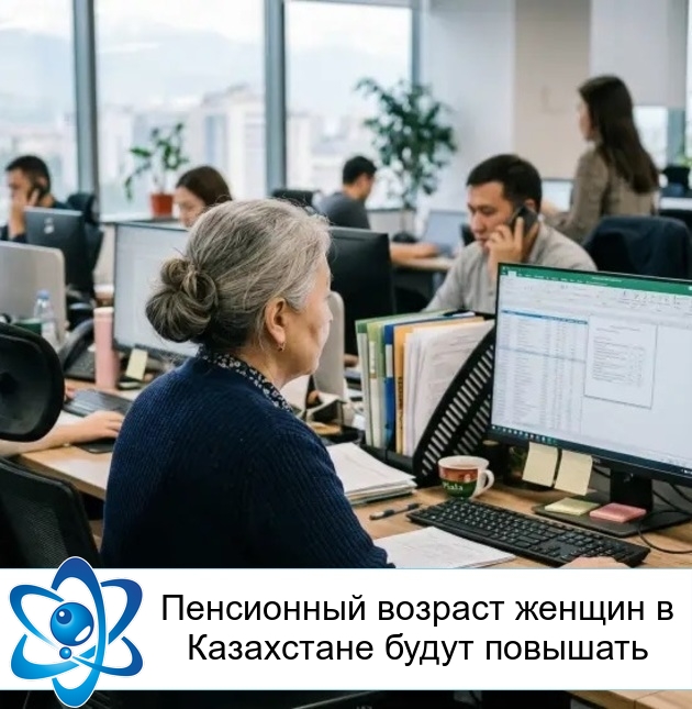 Пенсионный возраст женщин в Казахстане будут повышать